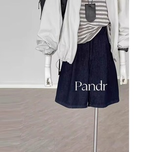 型超好 女高腰显瘦通勤五分短裤 2026夏季 遮肉休闲牛仔中裤 新款 版