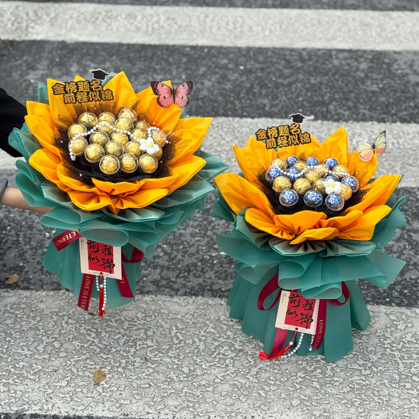 创意毕业季中高考金榜题名巧克力向日葵花束DIY手工材料花艺包装