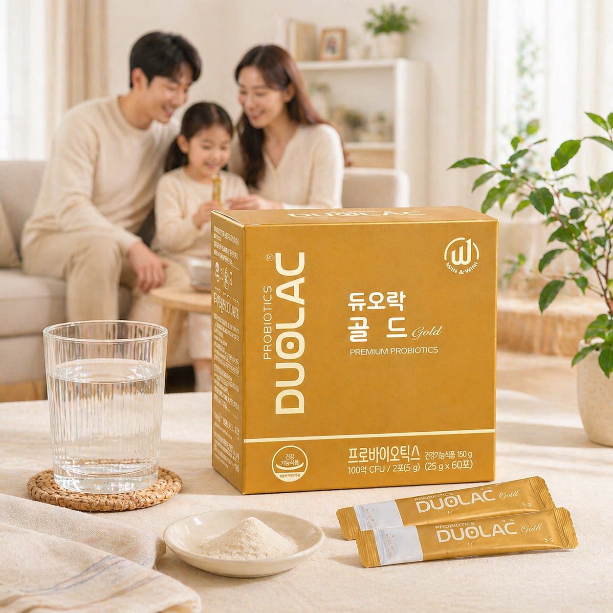韩国DUOLAC黄金益生菌男士女士gold孕妇双岐杆菌菌养护肠道60包