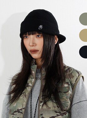 BEAMLIFE24AW秋冬户外骑行街头日系复古冷帽子男女反戴鸭舌针织帽