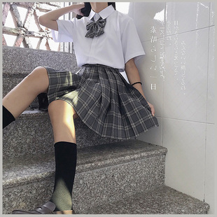 角襟百搭休闲学生白衬衣潮 衬衫 2020夏季 日系少女学院风JK制服短袖