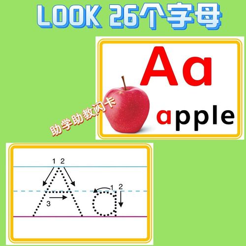 国家地理LOOK字母自然拼读塑封教师教具小学生英语闪卡英文学习