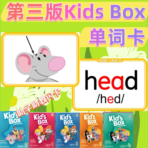 KidsBox第三版单词卡