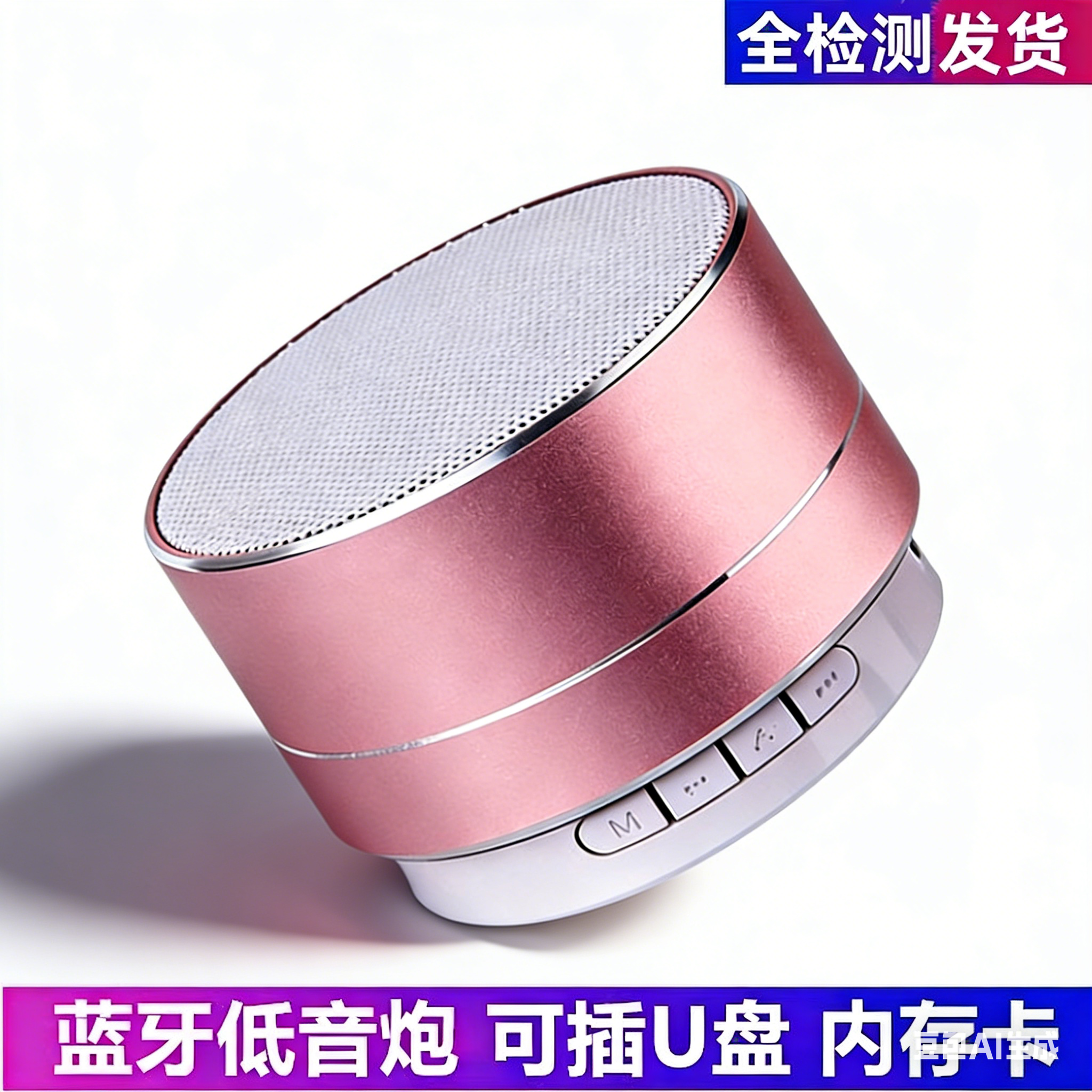 手机户外蓝牙小音箱插内存卡播放