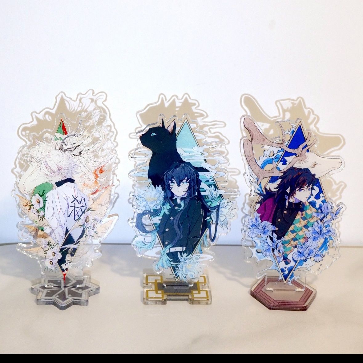 鬼灭之刃周边富冈义勇时透无一郎实弥亚克力立牌自制收藏高颜值