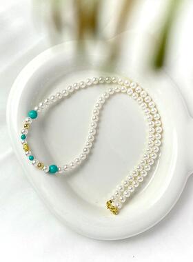 气质女款高级感时尚新中式锁骨链