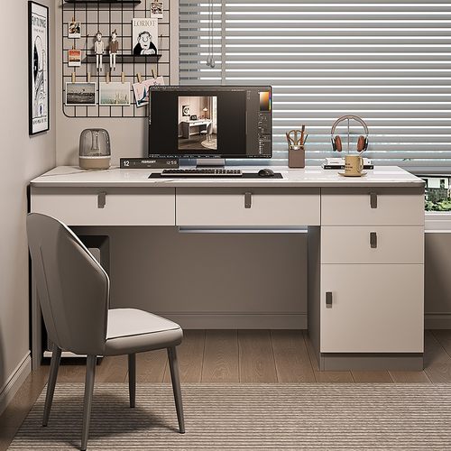 卧室家用书桌电脑桌带抽屉桌子