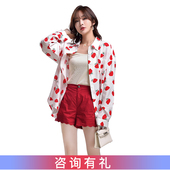 宽松设计感小众外穿百搭防晒长袖 洋气衬衫 新款 衬衣女2019秋季 韩版