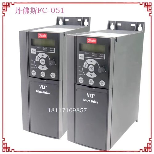 fc051PK75P1K5P2K2P3K0P4K0P5K5P11KP18KP22KT4E20H3丹佛斯变频器