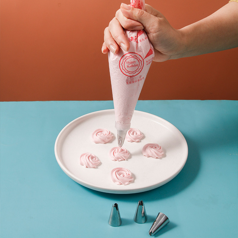 裱花袋diy饼干模具裱花嘴宝宝辅食香肠曲奇饼干溶豆奶油烘焙套装