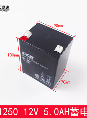 电梯应急电源CGBCB1250松闸救援装置电源CB1270武汉长光12V蓄电池