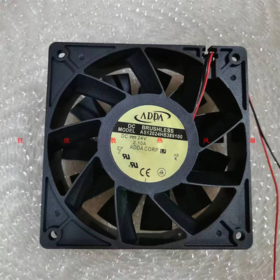 全新ADDA AS12024HB389100 12038 24V 2.10A 散热风机风扇12CM