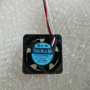 4020 109P0424H6D17 DC24V 0.07A 发那科散热风扇 三洋 4CM sanyo