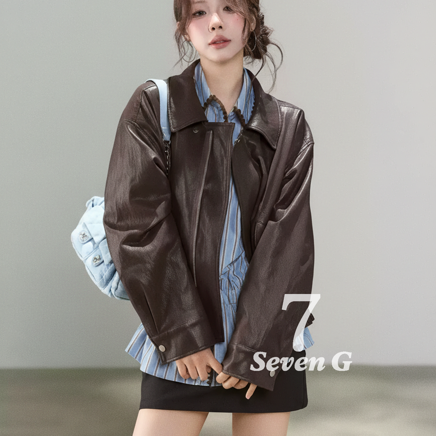 7 SEVEN G-计感短款夹克短外套皮衣(大货不收版速发)XY2109KL-095,女装/女士精品,休闲裤,淘宝优惠券,粉丝福利购,淘宝优惠卷