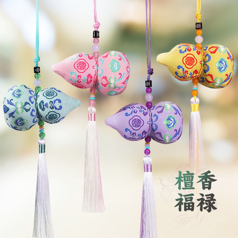 葫芦福禄香包香囊平安福挂件檀香