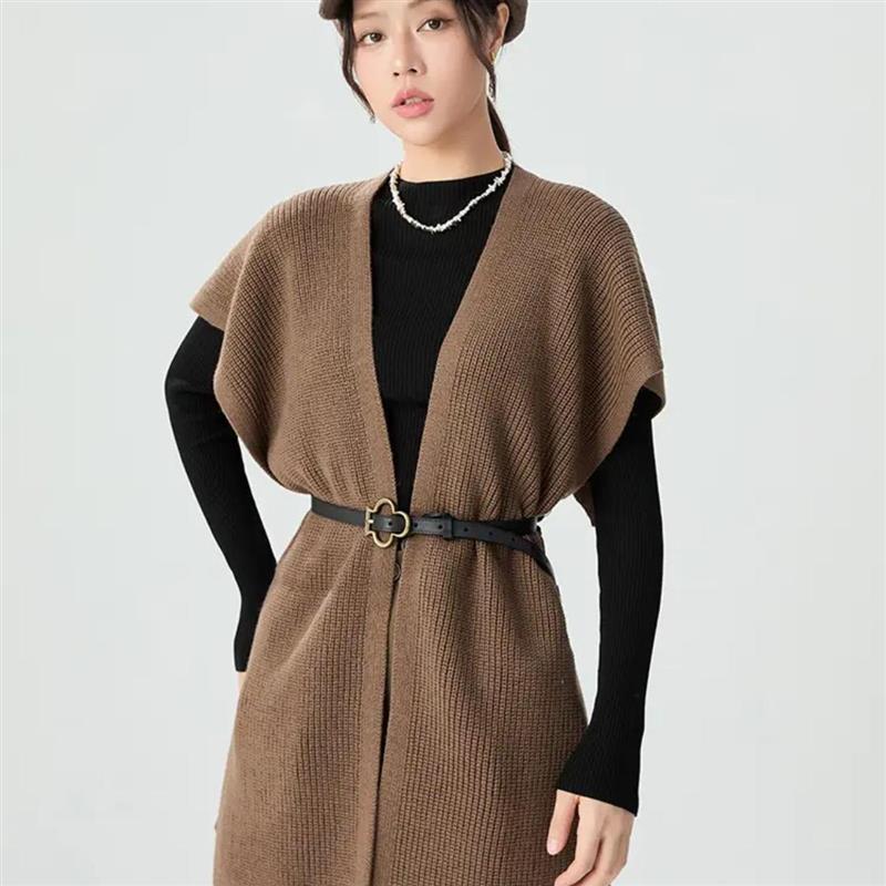 阿玛施新款专柜正品女装秋冬针织休闲时尚慵懒风披肩5800043