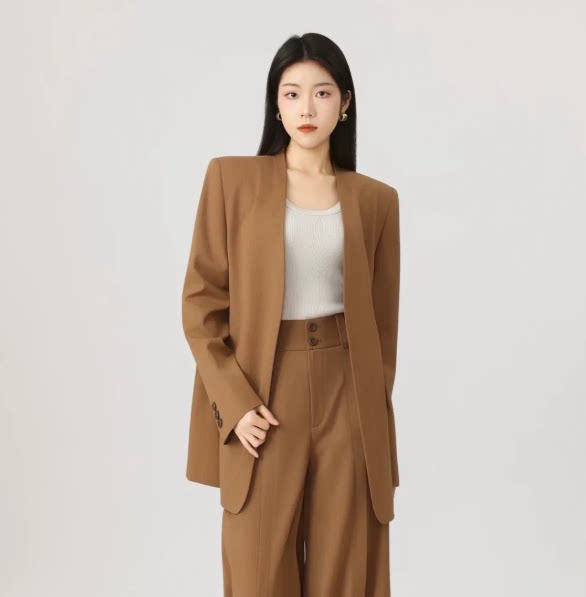 AMASS/阿玛施新款高智职场显瘦洋气西装女装简约百搭西服540064