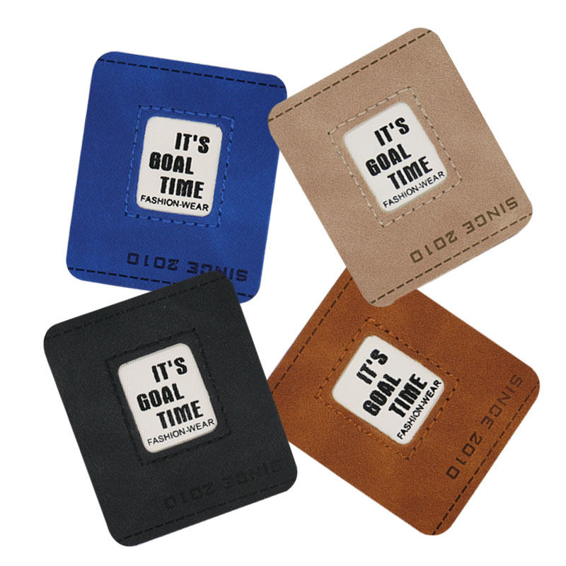 时尚皮革软布贴衣服补丁贴牛仔裤潮搭修补贴布补衣贴装饰破洞贴花