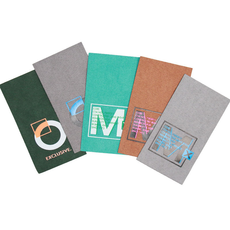 鹿皮绒大号装饰布贴柔软布标时尚衣服裤子破洞贴布个性字母布商标