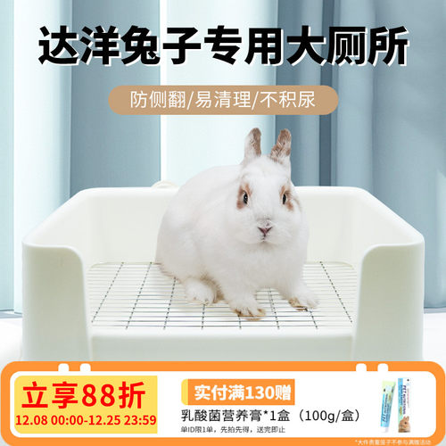 兔子厕所防掀翻大号双固定款