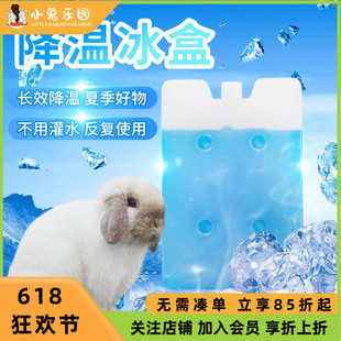 兔子降温冰盒宠物仓鼠龙猫荷兰猪冰晶冰袋冰床散热板夏天消暑用品