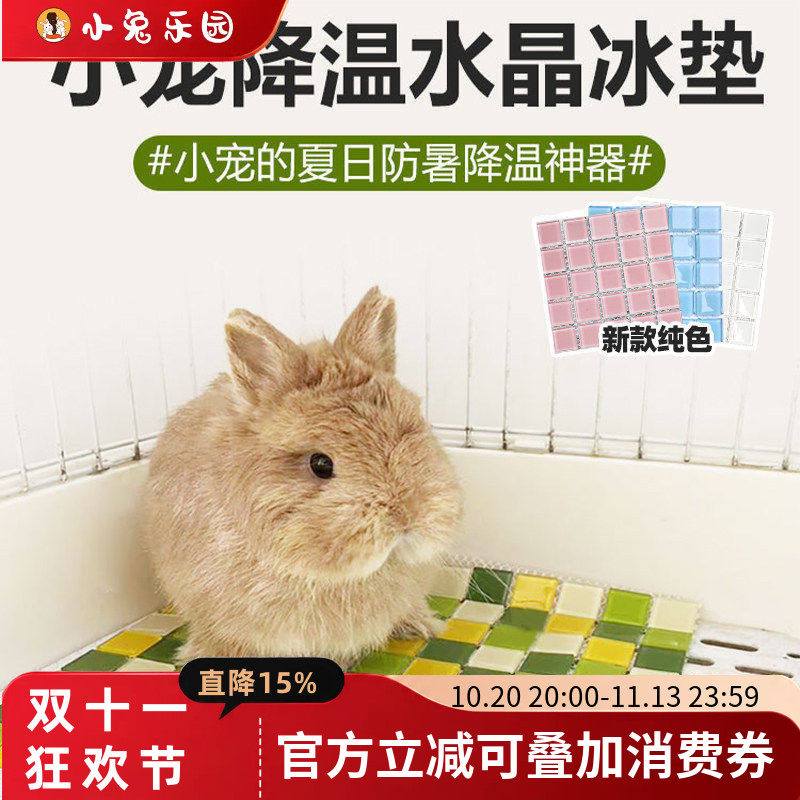 兔子冰垫消暑冰垫龙猫降温用品宠物降温板散热仓鼠荷兰猪兔子冰窝