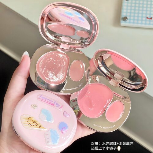 官方正品！foreverkey腮红膏水光fk2026新款哑光收缩色晒红爆款女