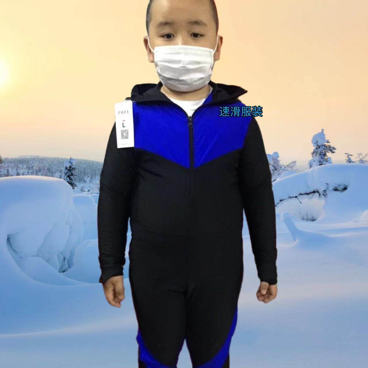速滑服连体服装专业弹力图片