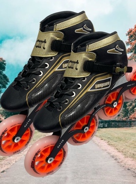 bart速滑鞋 竞速鞋全碳鞋大轮速度轮滑高端专业成人儿童比赛鞋