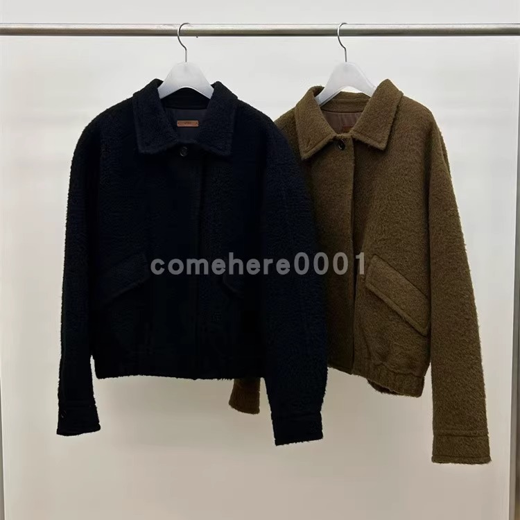 现货速发韩国东大门代购utre2025秋季新款复古百搭复古翻领外套