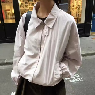 韩国东大门代购breathe2025秋季新款设计感翻领刺绣字母夹克外套