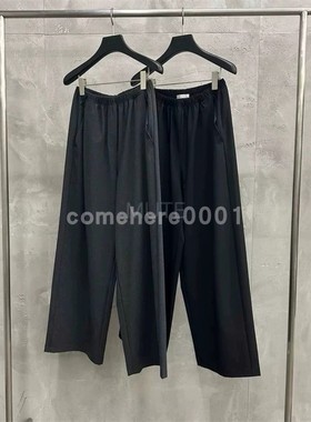 现货速发韩国东大门代购mute2025秋季新款休闲松紧腰直筒休闲裤