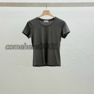 现速发韩国东大门statement2026春季新款圆领纯色休闲更短袖T恤