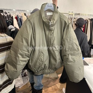 现货速发韩国东大门代购Creamvilla2025秋冬新款立领宽松羽绒服