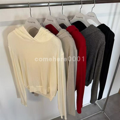 现货速发韩国东大门代购tempting2025秋季新款多色连帽长袖T恤