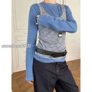 现货速发ATMOSPHERE韩国东大门代26年春洋气小众修身吊带背心女