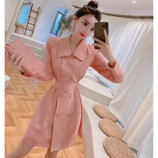 西装连衣裙早春装2025年新款女装时尚今年流行爆款裙子小个子秋季