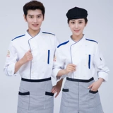 Шеф-повар Работая одежда мужская осенняя и зимняя одежда отель отель западные ресторан для выпечки гостиницы столовая кухонная одежда женски