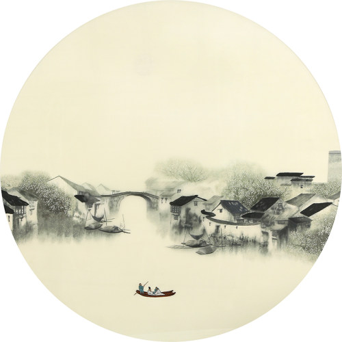 苏绣刺绣手工diy套件自绣材料包初学自绣入门针迹江南水乡苏州 - 封面
