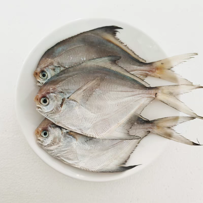 咸鲳鱼半干咸鱼500g新货银鲳鱼干白苍鱼海产干货一份一斤鲳鱼干