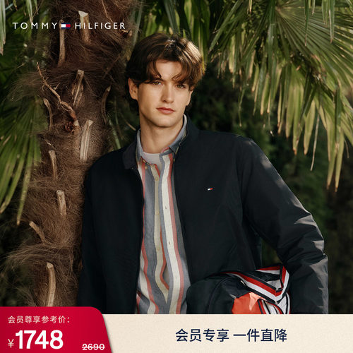 Tommy男装双扣小立领行政棉服