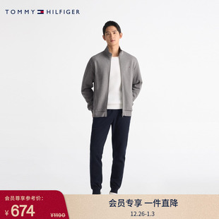 纯色休闲抽绳束脚运动长裤 Tommy秋冬男装 针织卫裤 柔顺双面布