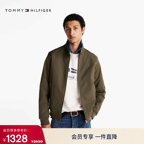 Tommy男装休闲肌理感轻铺棉夹克
