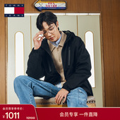 休闲宽松加绒运动连帽软壳夹克外套 Tommy秋冬男装 防水透气