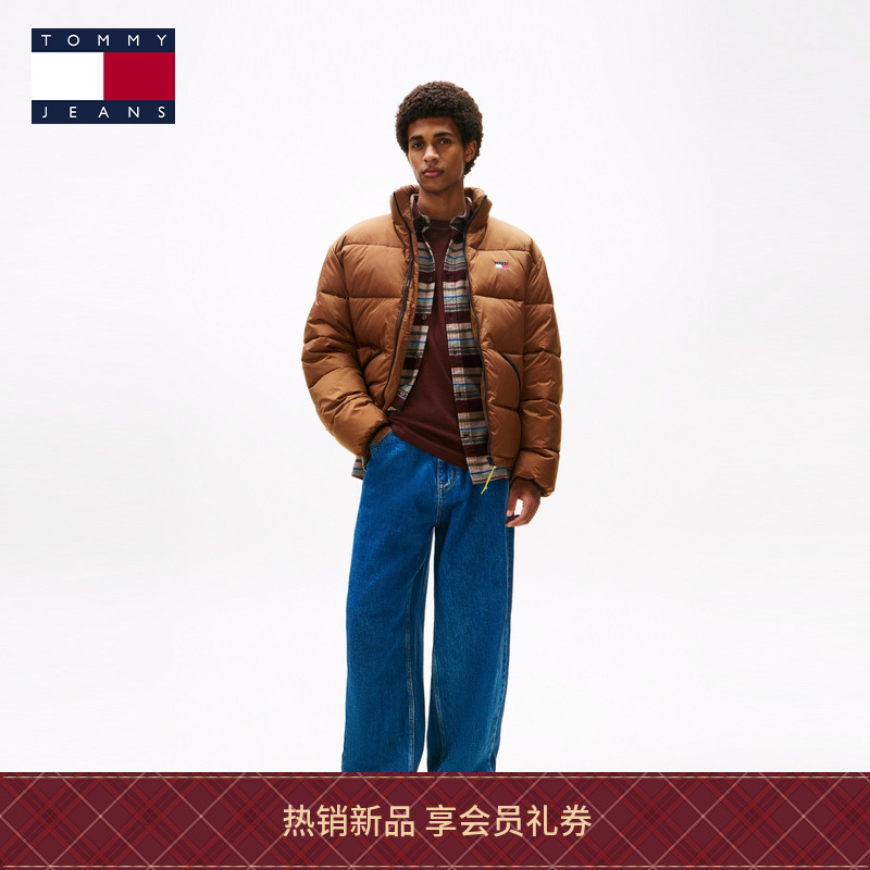 Tommy男装低腰宽松阔腿牛仔裤