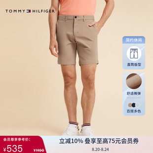 百搭商务简约休闲西裤 男装 经典 34855 短裤 微弹直筒 Tommy夏季