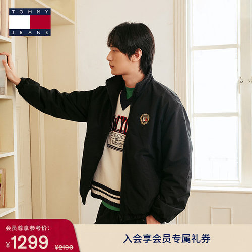 Tommy男装双面穿摇粒绒宽松夹克