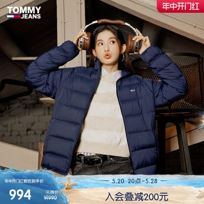 Tommy男装轻暖宽松立领羽绒服