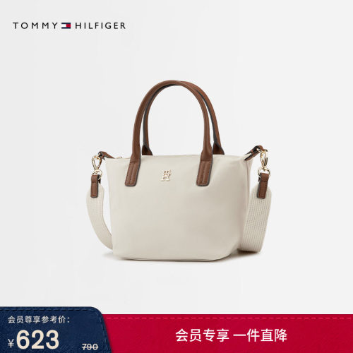 Tommy女装金属字母饺子包托特包
