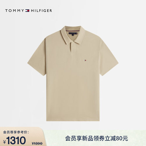 Tommy男装休闲纯色宽松短袖POLO